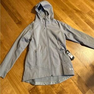 Under Armour Women's Light Gray Hooded Jacket